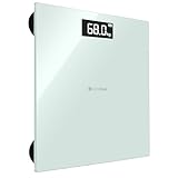 Silvergear® Glaswaage mit Sprachfunktion | Sprechende Personenwaage mit 4...