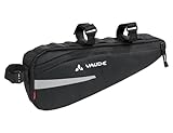 VAUDE Cruiser Bag - Rahmentasche Fahrrad mit Klett-Befestigung, Schwarz