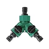 JZK 2 Wege Gartenschlauch Verteiler 1/2 Zoll Wasserschlauch Rohrverbinder...