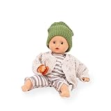 Götz 2420562 Muffin Baby Urban Stripes Puppe - 33 cm große Babypuppe mit...