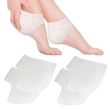 4 Stück Fersenschutz Silikon Fersenpolster für Schuhe Soft Gel- Silikon Pads...