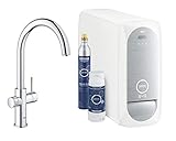 GROHE Blue Home - Starter Kit (C- Auslauf, 3 gefilterte und gekühlte...