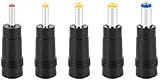 Poppstar Universal Netzteil Hohlstecker-Adapter (AC DC Stecker-Set 5.5x2.5mm...