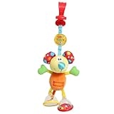 Playgro 40017 Klipp Klapp Maus mit Rassel zur Befestigung am Kinderwagen