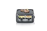 SEVERIN Mini Raclette-Grill für 4 Personen, kleines Raclette mit...