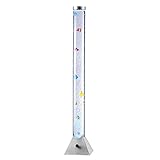 etc-shop RGB LED Steh Leuchte Wohn Zimmer Wasser Sprudel Säule Deko Fische...