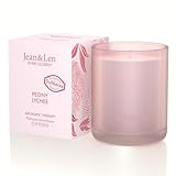 Jean & Len Aromatic Therapy Peony & Lychee, natürliche Sojawachskerze,...