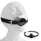 LZYLWC Silikon Ball Gag mit Atmungsloch Knebel für Bondage Mundknebel...