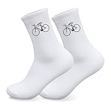 HUKUMA Rennrad Socken,35-46 Fahrradsocken Herren,Fahrrad Geschenk für Herren...