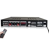 HiFi VerstäRker 5 Kanal Digital Fm USB Stereo Amplifier VollverstäRker 600W...
