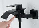 Kelleria Badewannenarmatur - Wasserfall Design Wasserhahn Badewanne, Messing...