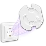 WunderHippo 25x Steckdosensicherung mit Drehmechanik – Kindersicherung für...