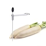 GEFU Rettichschneider RETTIMO – Rettich-Spiralschneider aus rostfreiem...