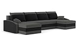 Sofini Ecksofa Sparta mit Schlaffunktion! Best Ecksofa! Eckcouch mit...