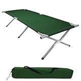 BB Sport Feldbett XXL Klappbett 210 x 72 x 45 cm Camping Bett bis 200 kg...