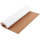 Oungy Korktafel Korkrolle, 3 m Korkplatte Selbstklebend, 1mm Dicke Korkboden,...