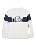 Tommy Hilfiger Herren TJM Plus Authentic Block Crew Sweatshirts, Silver Grey...