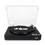 JAM Spun Out Plattenspieler Bluetooth - Record Player, 3-Geschwindigkeiten...