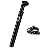 RUJOI Fahrradsattelstützen, verstellbare Federsattelstütze 27,2 mm 31,6 mm...