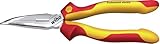 Wiha Flachrundzange Professional electric mit Schneide gebogene Form, ca. 40°...