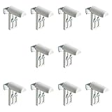 Ventanara® Universal Klemmträger ohne Bohren für Rollo und Jalousie Weiß...