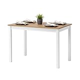 hagge home Skandinavisch Holz Tisch 110x68 Esstisch Küchentisch Schreibtisch...