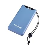 Intenso Powerbank F10000, externer Akku mit PD (20W) & QC (18W), USB-C und USB-A...