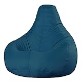 Bean Bag Bazaar Gaming Sitzsack für Erwachsene, Blaugrün, Outdoor Sitzsack mit...
