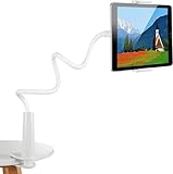 Czemo Schwanenhals Tablet Halterung, Tablet Ständer 360°Flexible Arm Lazy Bett...