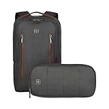 WENGER CityUpgrade Laptop-Rucksack mit Umhängetasche, Notebook bis 16 Zoll,...