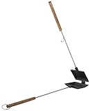 Esschert Design Toasteisen aus Gusseisen mit Griff aus Birkenholz