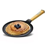 4BIG.fun Pfannkuchenpfanne Ø24cm | Gusseisen-Pfanne für Crêpes/Pfannkuchen |...