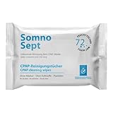 SomnoSept CPAP-Reinigungstücher - 72 Stück - Schnelle Reinigung von CPAP-Maske...