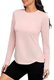 PINSPARK Sportshirt Damen Langarm Rashguards UPF 50+ Uv-Schutz Shirt Sommer...