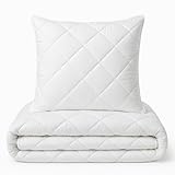 Julido Microfaser Bettenset Decke 135x200cm + 80x80cm Kissen 1000g & 800g...