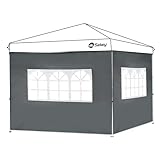 Sekey 2 Seitenteile Seitenwände für Pavillon 3×3m, Wasserdicht für Festzelt,...