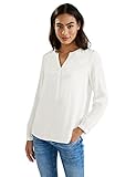 STREET ONE Damen Style Bamika Bluse, off white, 46