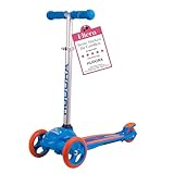 HUDORA Scooter Flitzkids 2.0 I Stabiler Kinderscooter mit großer Trittfläche I...