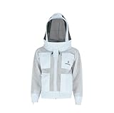 Imkerjacke Premium mit Atmungsnetz und Fechtschleier für Bienen Wespen Insekten...