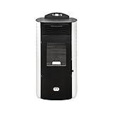 STUFE A PELLET ITALIA Siberia Aria New 15 KW Kanalisiert | Pelletöfen Heizt...