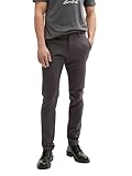 TOM TAILOR Herren Slim Fit Chino Hose aus Stretch Piqué mit Gürtel, 36160 -...