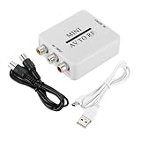 Nicear Bidirektionaler RCA/Composite AV-zu-RF-Modulator-Konverter AV2-Adapter...