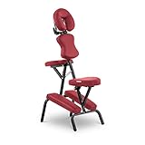 Physa Physa Montpellier RED Massagestuhl klappbar Rot Massagestuhl mobiler...