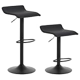 WOLTU Barhocker BH159sz-2 2er Set Barstuhl Tresenhocker Bistrohocker Designer...