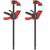 GETLITOOL Einhandzwingen 2tlg. Profi Schraubzwingen 75kg Spannkraft, Spannweite...