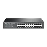 TP-Link TL-SG1024D 24 Port Gigabit Netzwerk Switch (Rackmount, 48Gbit/s...