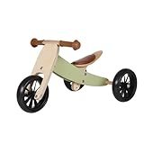 Bandits & Angels Smart Bike Laufrad Holz 4-in-1 Retro Grün ab 1 Jahr – Für...