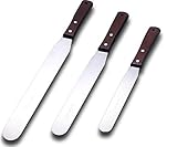 Streichpaletten Streichmesser Set für Torte 3 Winkelpalette Edelstahl für...