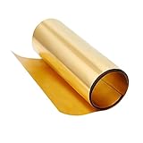 OLYCRAFT Messingblech Messingstreifen Gold Messing Blechrolle Metallfolien...
