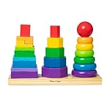Melissa & Doug geometrischer Stapler | entwicklungsförderndes Spielzeug |...
